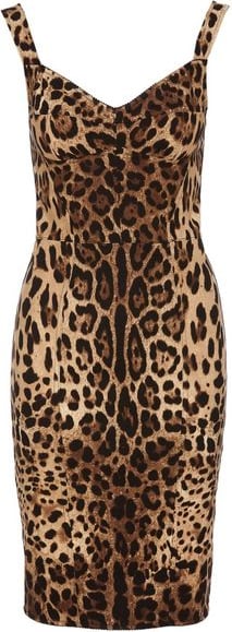 Dolce & Gabbana Dolce & Gabbana Printed Lace Shift Dress