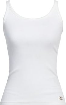 Valentino White cotton tank top