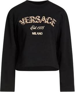 Versace Black cotton sweatshirt