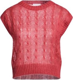 Brunello Cucinelli Brick mohair wool sweater