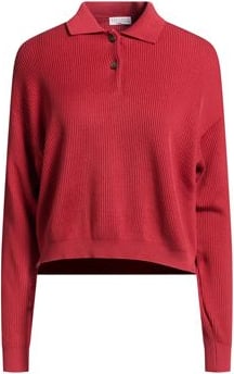 Brunello Cucinelli Red cotton sweater