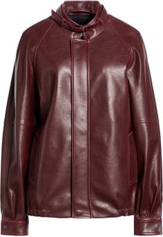 Maison Margiela Burgundy polyester jacket