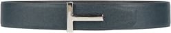 Tom Ford Midnight blue calfskin belt