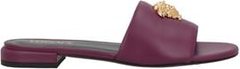 Versace Plum leather sandal