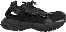 Versace Black calfskin sneaker