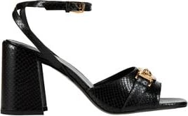 Versace Black calfskin sandal