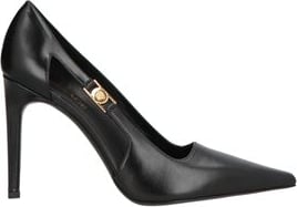 Versace Black calfskin pump