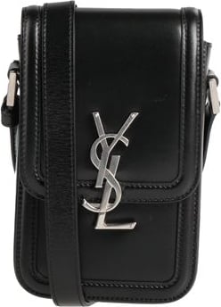 Saint Laurent Black leather cross-body bag