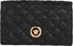 Versace Black virgin wool handbag