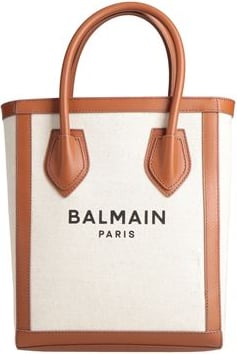 Balmain Ivory cotton handbag