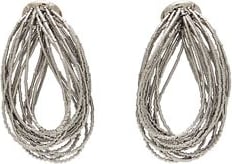 Brunello Cucinelli Gunmetal 925/1000 silver earring