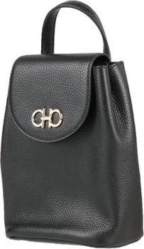 Salvatore Ferragamo Black calfskin backpack