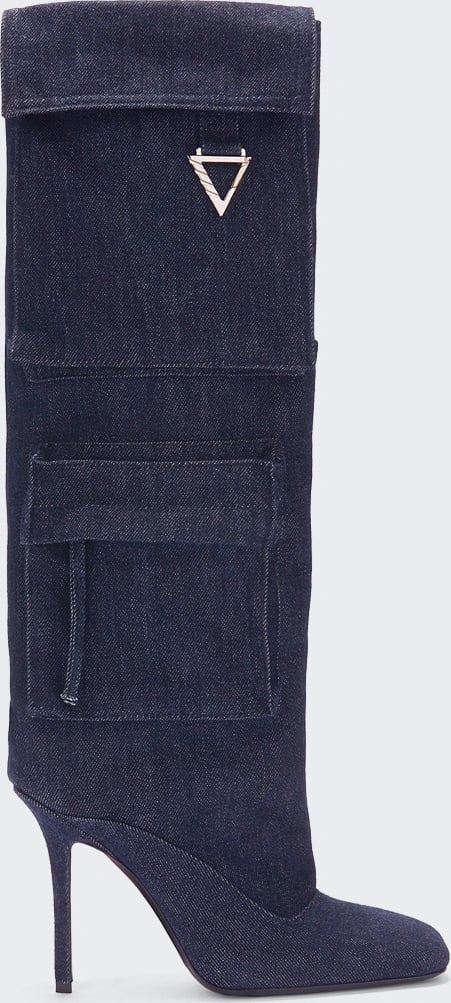 The Attico SIENNA TUBE BOOT 105MM Dark Blue
