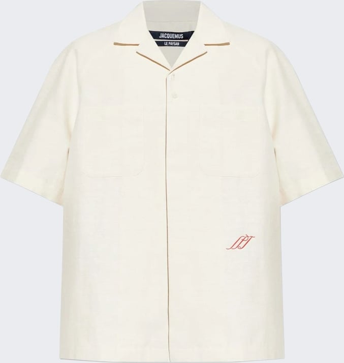 Jacquemus LA CHEMISE ROMARIN MC OFF-WHITE