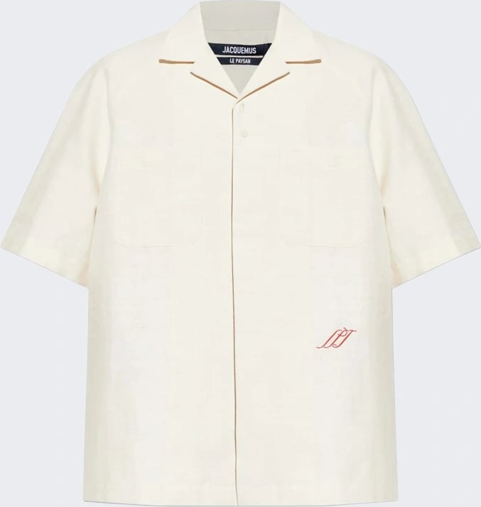 Jacquemus LA CHEMISE ROMARIN MC OFF-WHITE