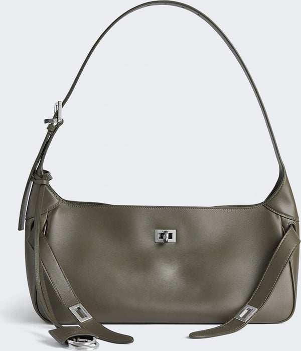 Balenciaga BEL AIR SHOULDER BAG SMALL KHAKI