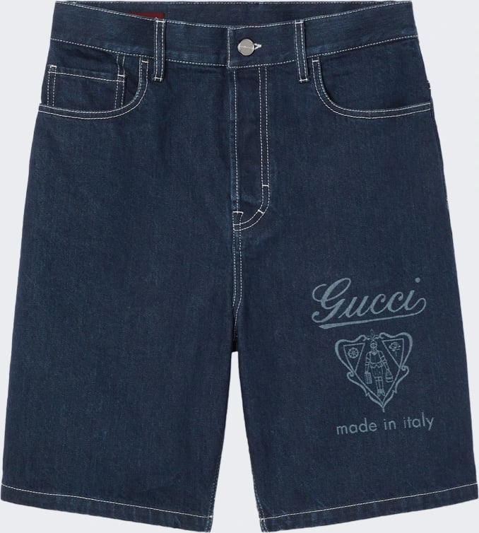 Gucci LASERED BERMUDA MIDNIGTH BLUE