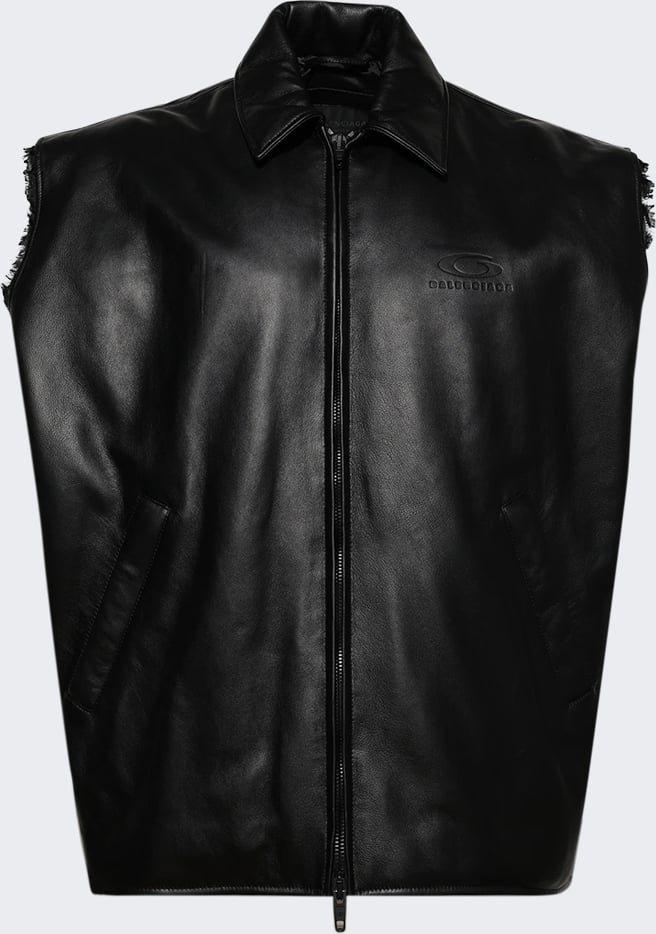 Balenciaga SLEEVELESS BOMBER BLACK