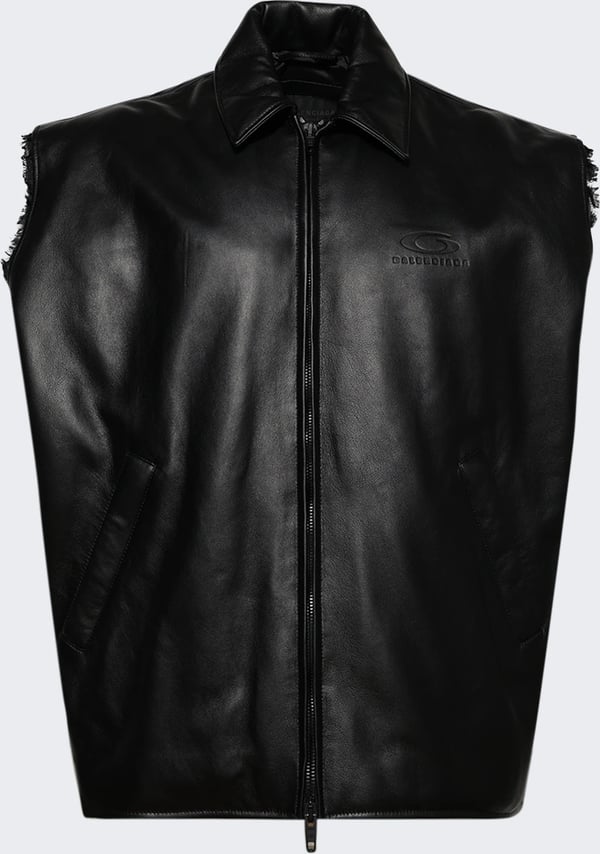 Balenciaga SLEEVELESS BOMBER BLACK