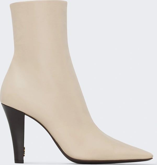 Saint Laurent JILL 95 BOOT STONISH BEIGE