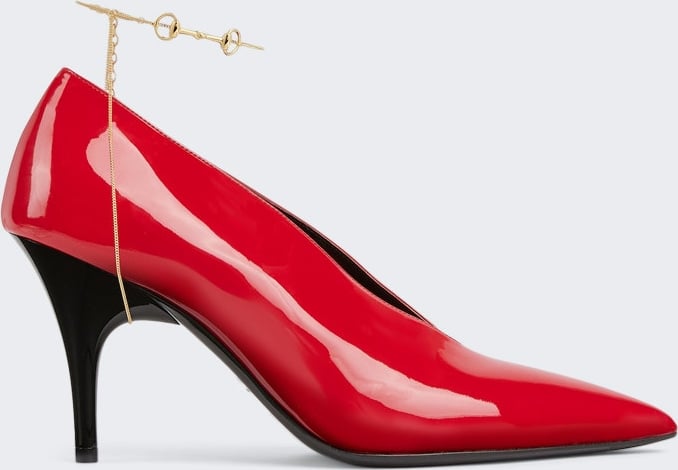 Gucci 97 HEELED PUMP BRIGHT FLAME