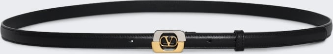 Valentino V LOGO SIGNATURE BELT NERO