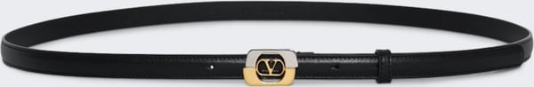 Valentino V LOGO SIGNATURE BELT NERO