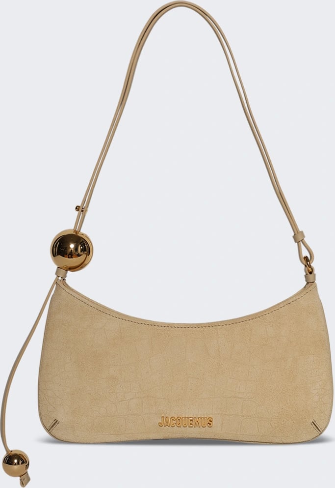 Jacquemus The Bisou Perle Shoulder Bag BEIGE