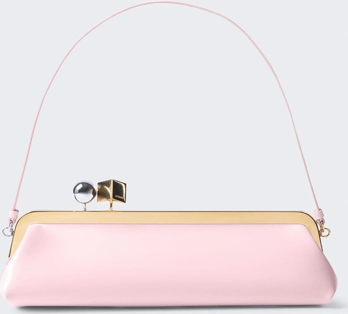 Jacquemus LA POCHETTE SALON CLUTCH LIGHT PINK