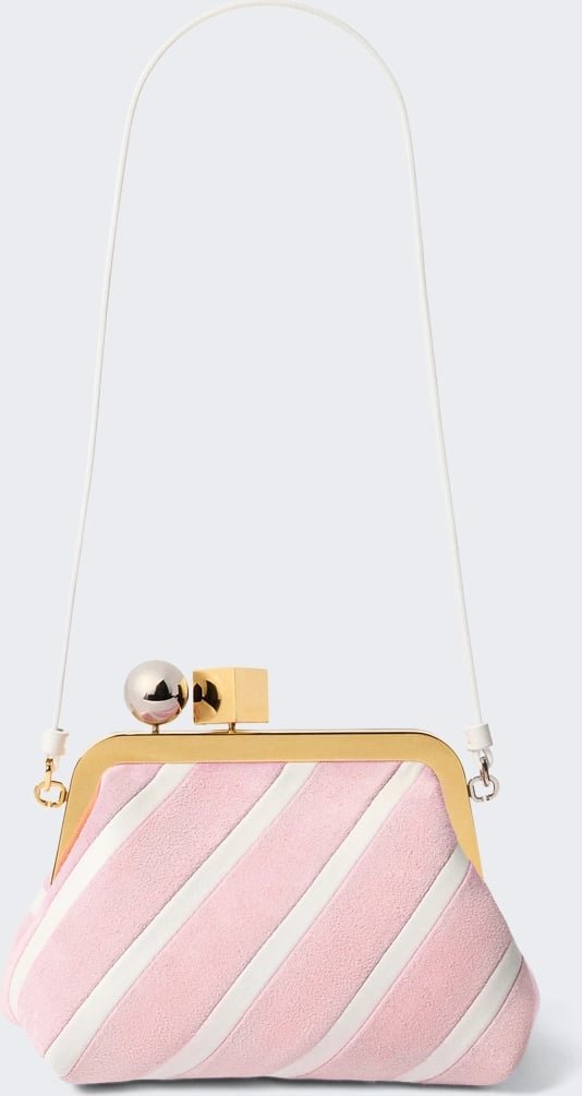Jacquemus LE BERLINGOT BAG Light Pink and White