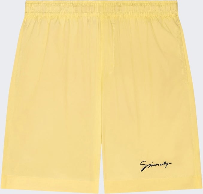 Givenchy LOGO EMBROIDERY SWIMSHORTS BANANA
