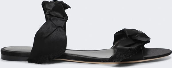 The Row VIKA KNOT SANDAL BLACK