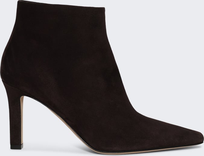 The Row CARLA BOOT 80 LACQUER BROWN