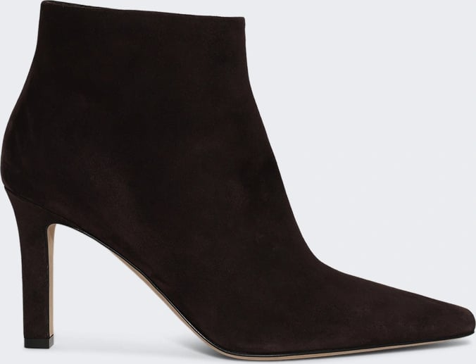 The Row CARLA BOOT 80 LACQUER BROWN