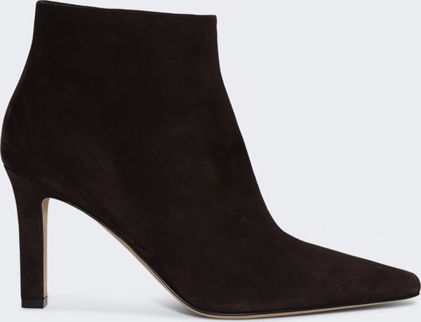 The Row CARLA BOOT 80 LACQUER BROWN