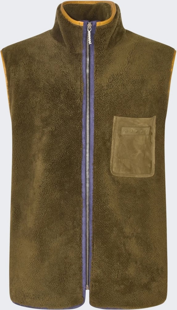 Marni WAISTCOAT DEEP SAGE