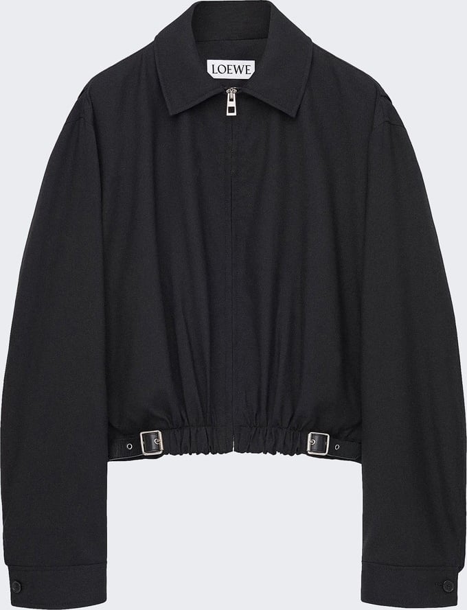 Loewe BELTED JACKET BLACK