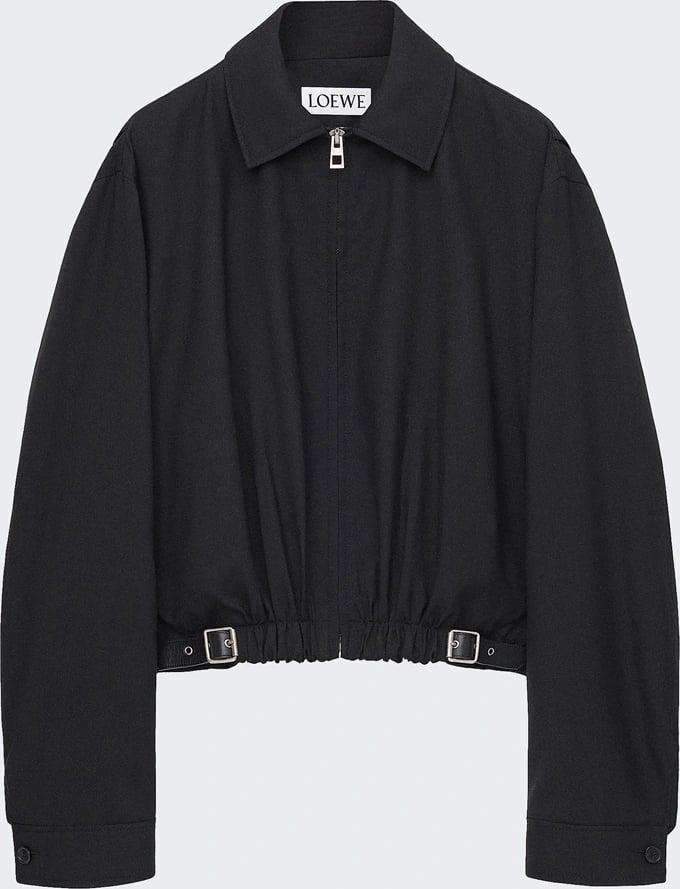 Loewe BELTED JACKET BLACK