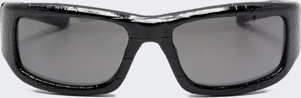Jacquemus AERO SUNGLASSES BLACK CROCODILE PRINT