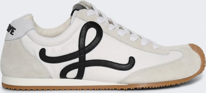 Loewe BALLET RUNNER 2.0 SNEAKERS WHITE AND BLACK