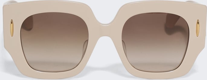 Loewe SQUARE ANAGRAM SUNGLASSES IVORY
