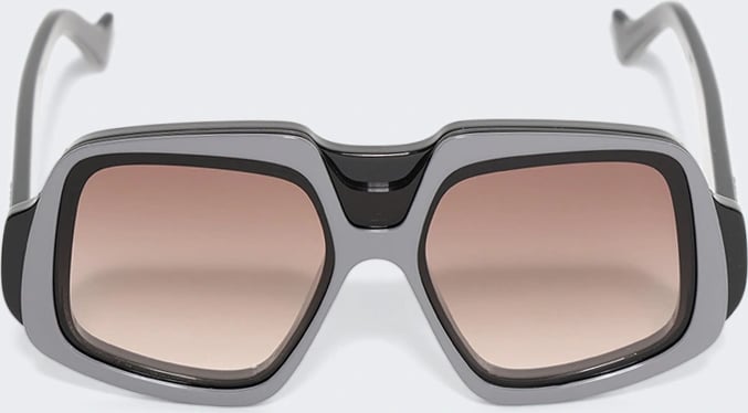 Loewe Collage Sunglasses SHINY BLACK AND GRADIENT BORDEAUX