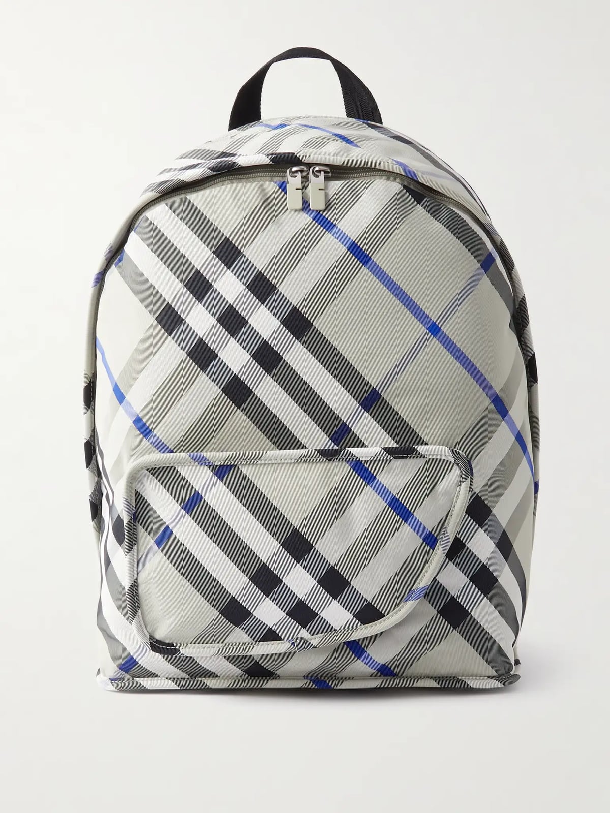 Burberry Checked Nylon-Twill Backpack