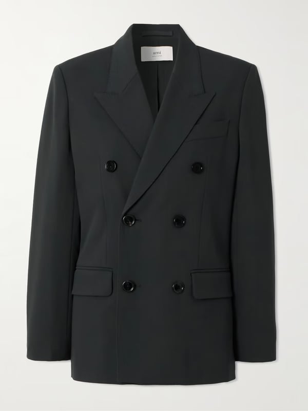 Ami Paris Oversized double-breasted wool blazer