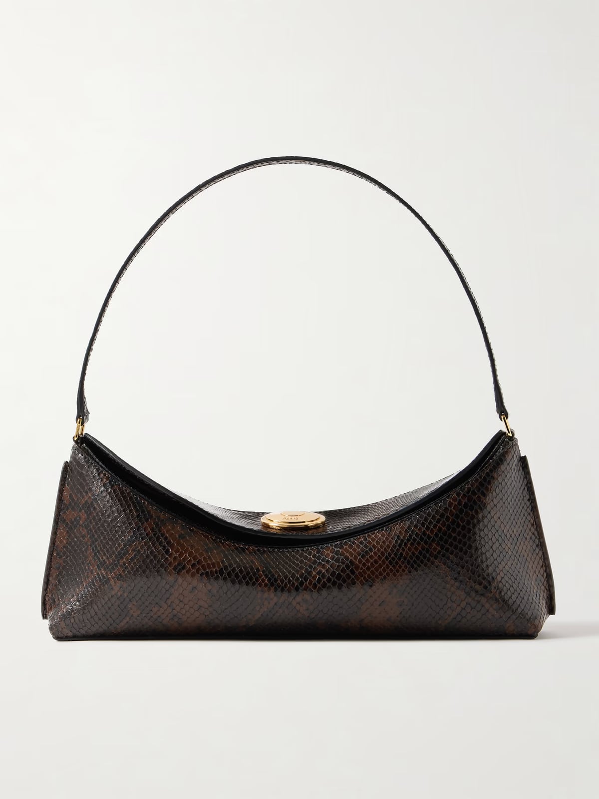 Jacquemus Le Calisso snake-effect leather shoulder bag