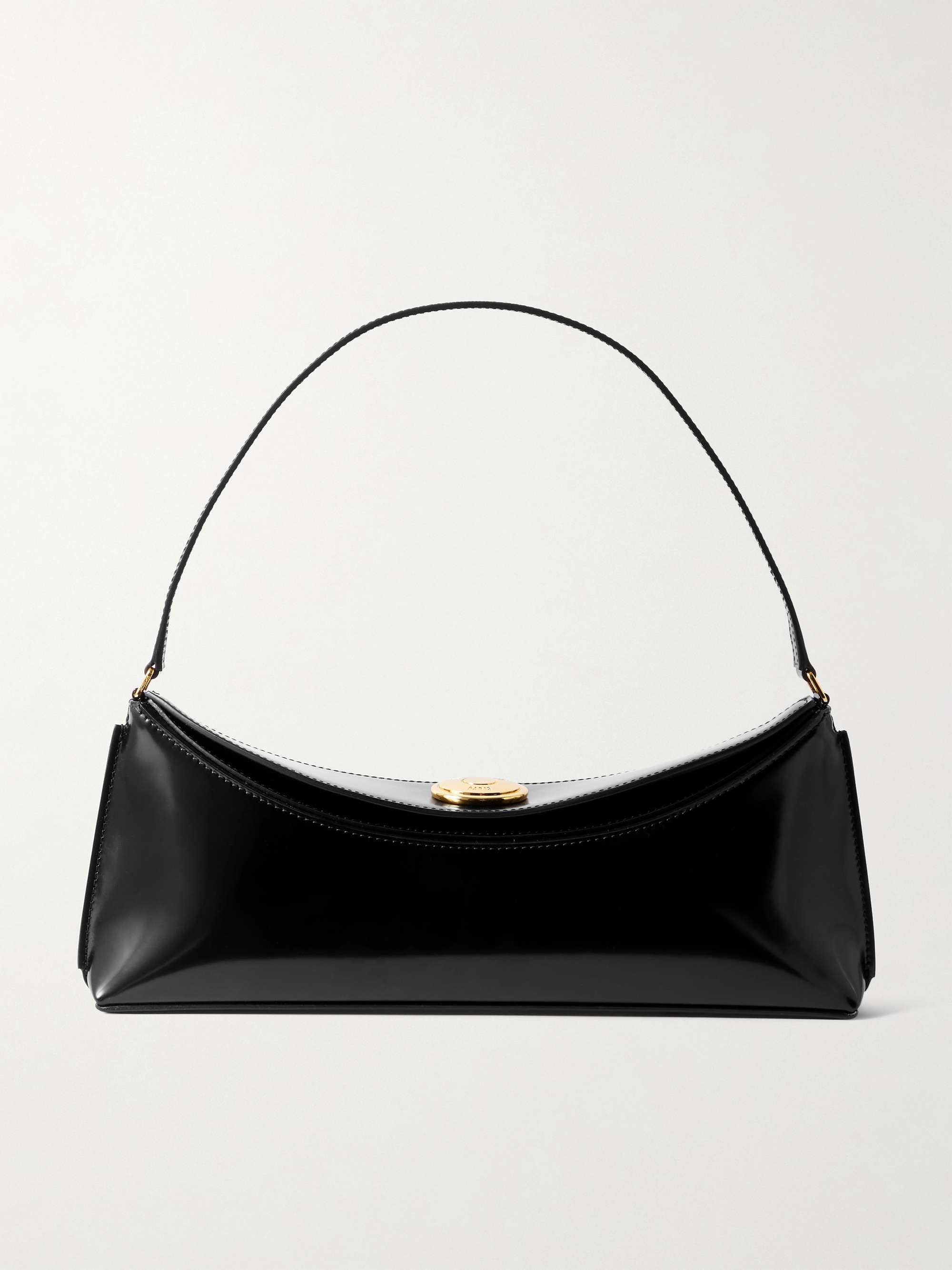 Jacquemus Le Calisso polished-leather shoulder bag 